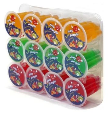Jelly Strawberry/Apple/Orange (15 Pcs), 840 G